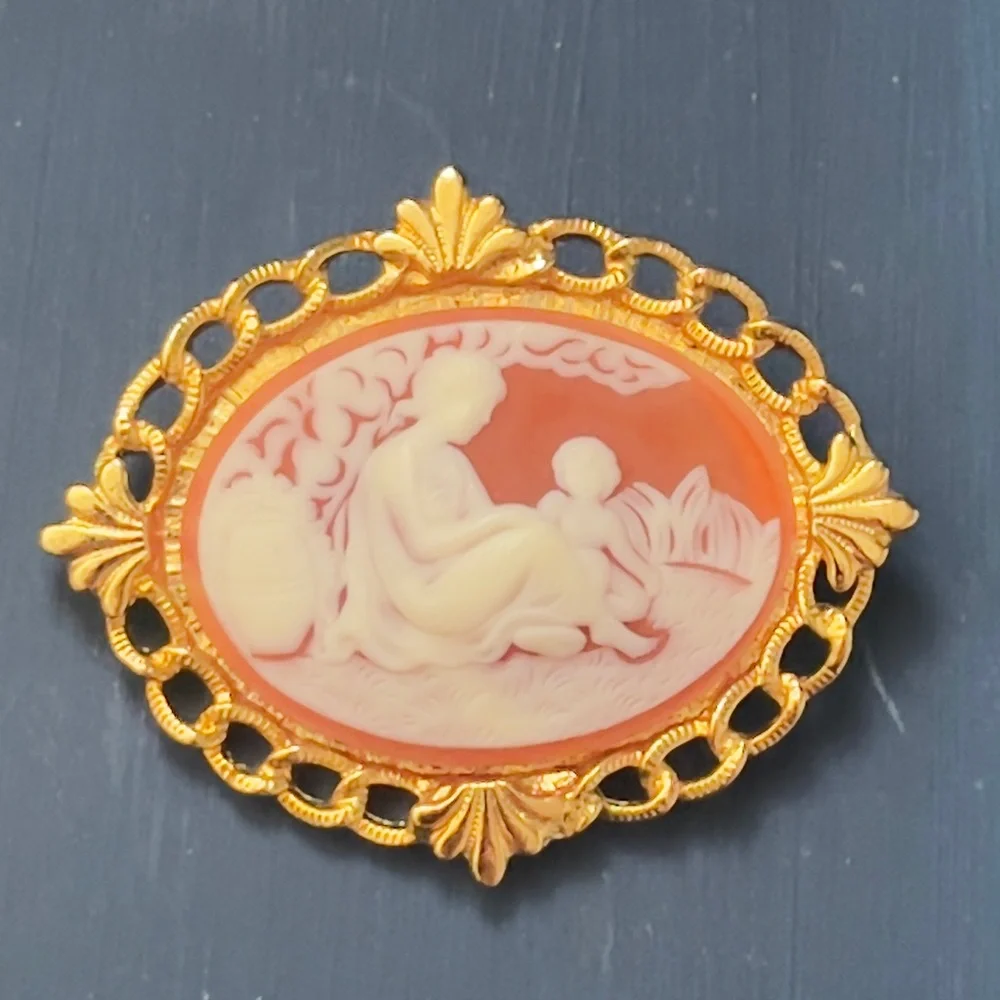 Vintage mother child
